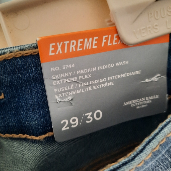 *BNWT* Men's American Eagle skinny jeans 29/30 - Picture 5 of 5
